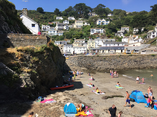 Plage de Polperro