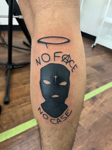 Explore rolling stones tattoo ideas, creative tattoo ideas in Rogers, available at Ink Solutions Tattoo