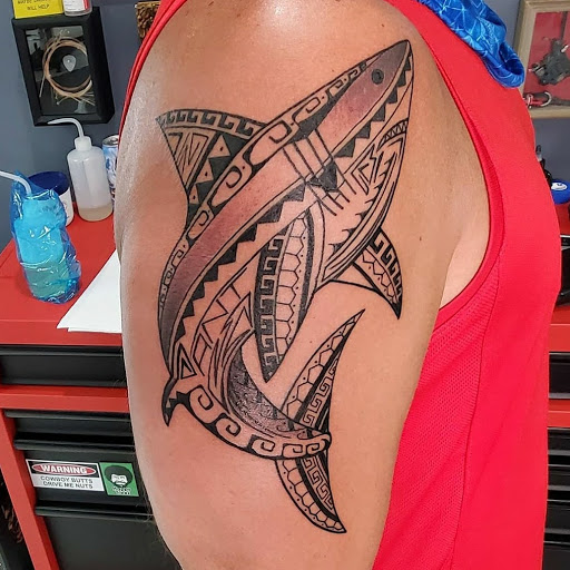 Explore female big tattoo ideas, creative tattoo ideas in Schaumburg, available at Atmosphere Tattoo Gallery - Schaumburg