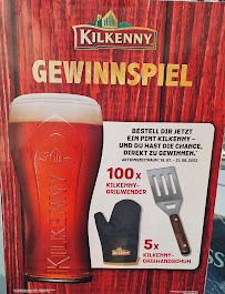 Menu du The Druid's Chair à Alzey