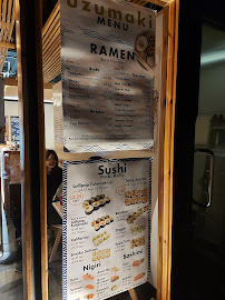 Restaurant de sushis Uzumaki Sushi à Septèmes-les-Vallons (le menu)