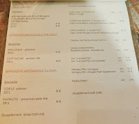 Restaurant A Cantina Comptoir Corse à Lyon (la carte)