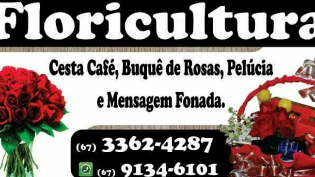 Floricultura Explosão de Mensagem E Cesta Café