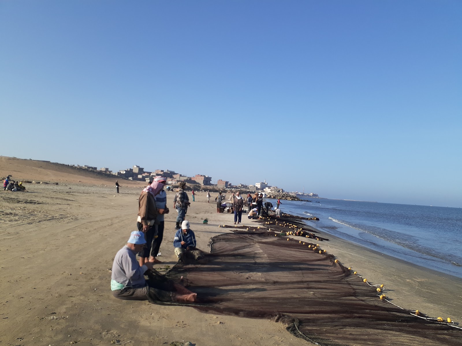 Fotografie cu Burj Al Burullus Beach și așezarea