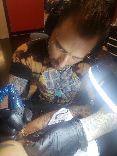 Explore cross tattoo sleeve ideas, creative tattoo ideas in Vancouver, available at New Ink Tattoo