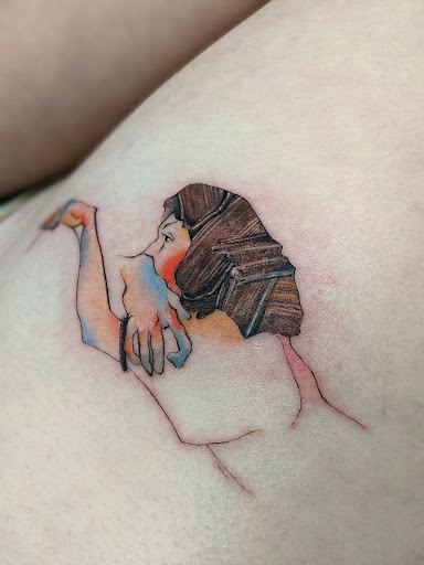 Find beach scene tattoo ideas for your next unique tattoo in Los Angeles at K Tattoo