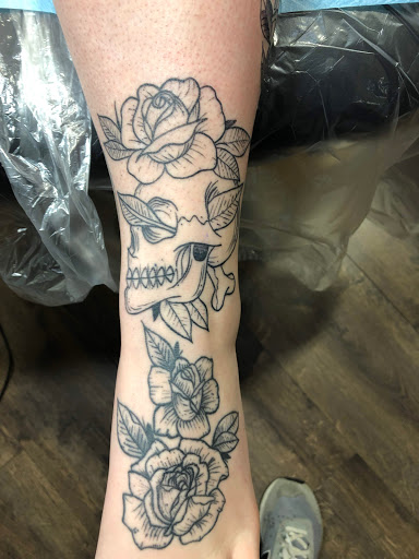 Explore bottom of foot tattoo ideas, creative tattoo ideas in Mount Juliet, available at Division Street Tattoo Company