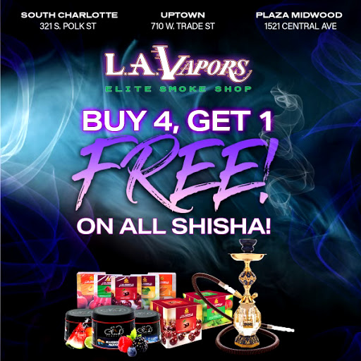 Tobacco Shop «LA Vapors Elite Smoke Shop», reviews and photos, 321 S Polk St #2e, Pineville, NC 28134, USA