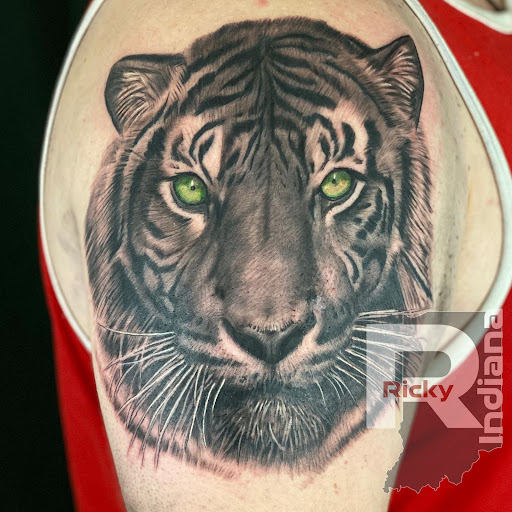 Explore tree sleeve tattoo ideas, creative tattoo ideas in Terre Haute, available at Birds of Valhalla Tattoos and Fine Art