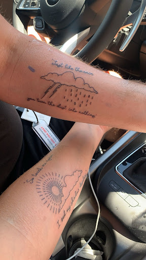 Explore griffin tattoo ideas, creative tattoo ideas in Savannah, available at Tramp Art Studios