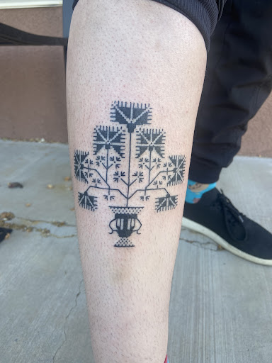 Explore alcoholic tattoo ideas, creative tattoo ideas in Albuquerque, available at Holy Fool Tattoo Club