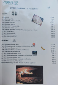 Menu / carte de Restaurant S'Bastberger Stuewel à Bouxwiller