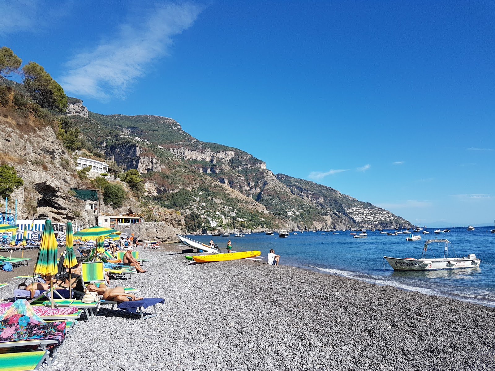 Fotografija Fornillo plaža z modra čista voda površino