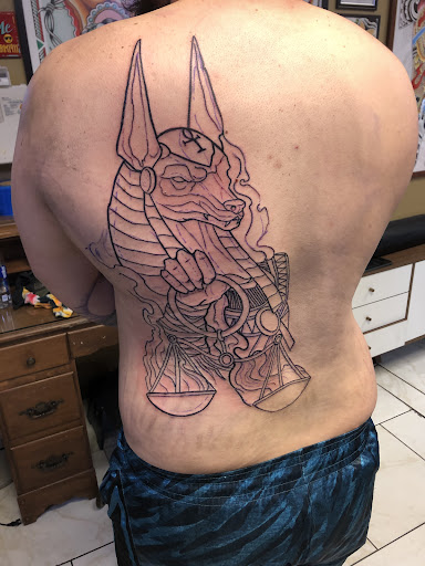 Explore warlock tattoo ideas, creative tattoo ideas in Temple, available at Highly Authentic Tattoo