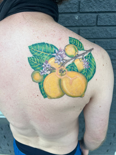 Explore women shoulder tattoo ideas, creative tattoo ideas in Sylvania, available at The Ink Cap