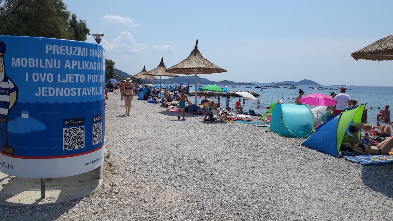 Pakostane beach'in fotoğrafı imkanlar alanı
