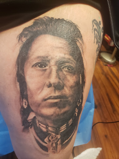 Tattoo Shop «The Greater Good Tattoo», reviews and photos, 105 E High St, Ashley, OH 43003, USA