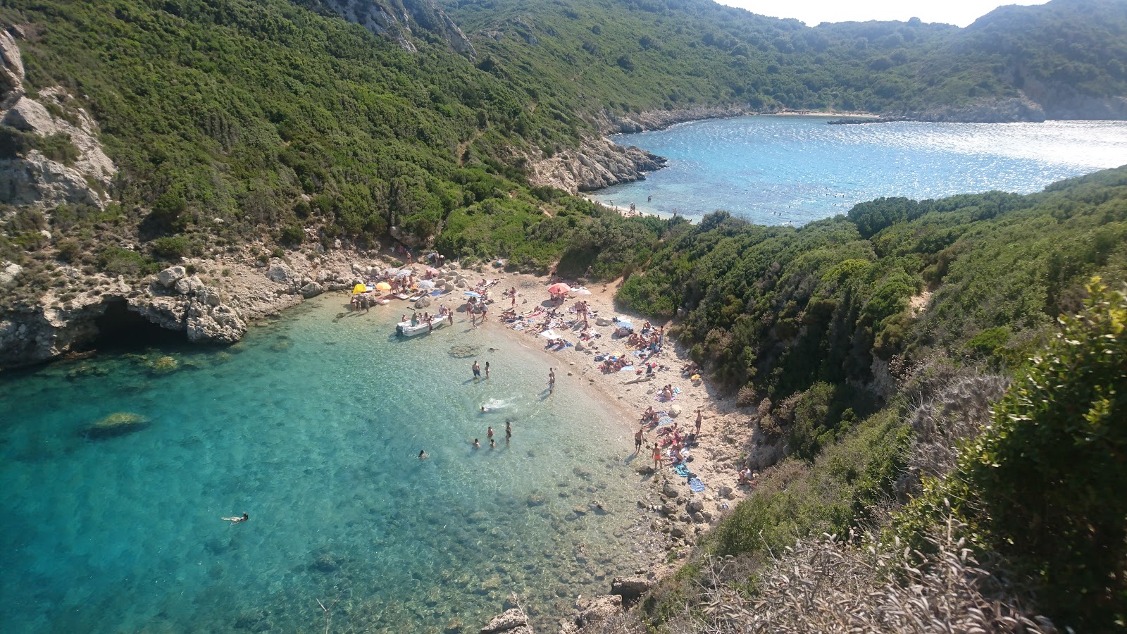 Porto Timoni Corfu Map Porto Timoni Beach On The Map With Photos And Reviews 🏖️ Beachsearcher.com