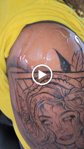 Explore hour glass tattoo ideas, creative tattoo ideas in Jacksonville, available at Renegade Art Studio LLC