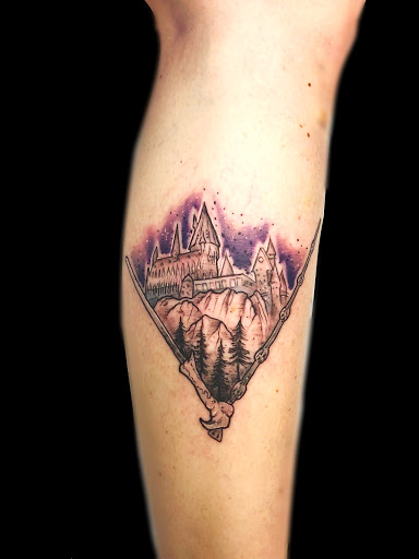 Explore auto mechanic tattoo ideas, creative tattoo ideas in Golden, available at Allegoric Art