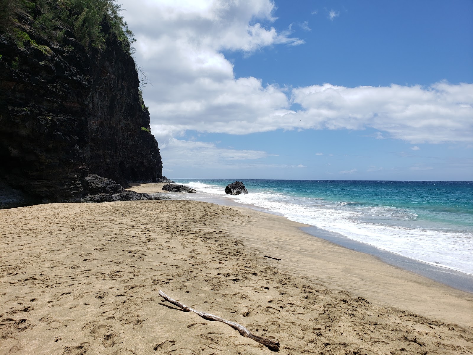 Photo de Hanakapiai Beach avec un rivage spacieux