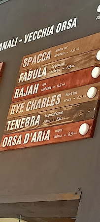 Fuori Orsa Moline à Bologna menu