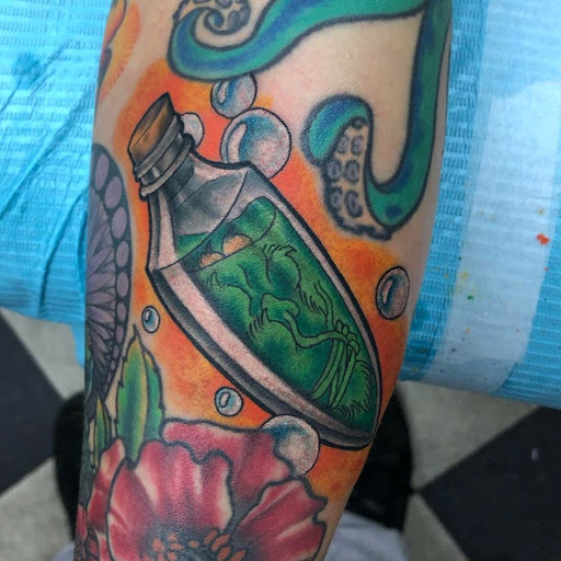 Explore ace tattoo ideas, creative tattoo ideas in Phoenix, available at Hand Of Faith Tattoo