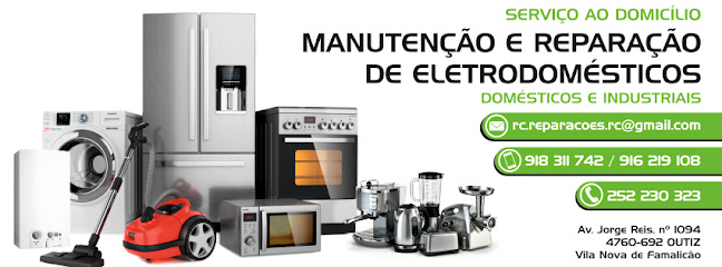 Avaliações doR & C - Reparação e Manutenção de Eletrodomésticos em Vila Nova de Famalicão - Loja de eletrodomésticos