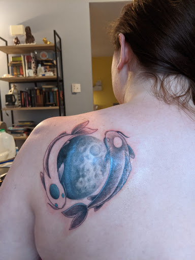 Explore deer hunting tattoo ideas, creative tattoo ideas in Oxford, available at Crown of Thorns Tattoo