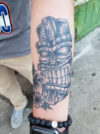 Explore guitarist tattoo ideas, creative tattoo ideas in Honolulu, available at 434 TATTOO WAIKIKI