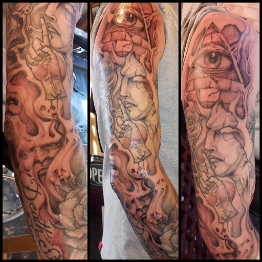 Explore small tattoo ideas neck, creative tattoo ideas in Roanoke, available at RailYard INK