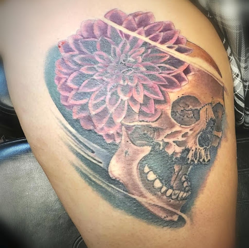 Explore salmon tattoo ideas, creative tattoo ideas in Palm Coast, available at Elite Custom Tattooing