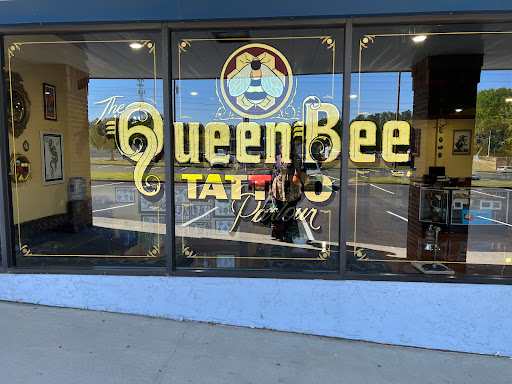 Explore fill in tattoo ideas, creative tattoo ideas in Marietta, available at The Queen Bee Tattoo and Piercing Parlour