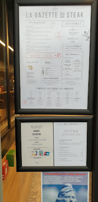 Big Fernand à Paris menu