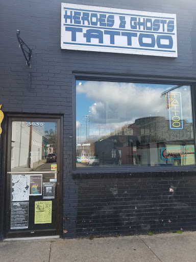 Tattoo Shop «Heroes & Ghosts Tattoo», reviews and photos, 3035 W Cary St, Richmond, VA 23221, USA