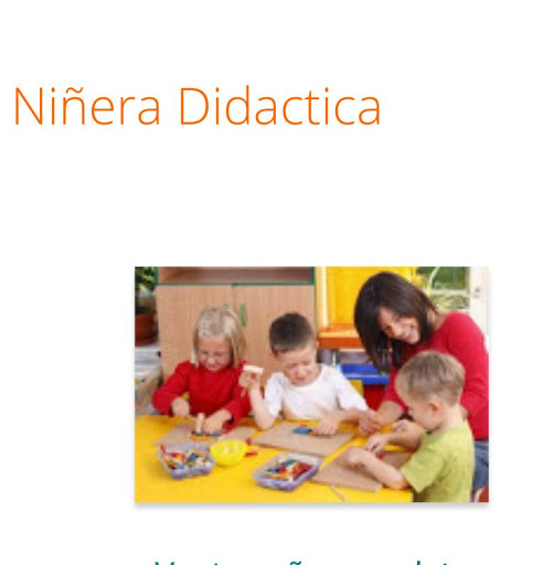 Niñera Didactica(Niños y Adultos Mayores)