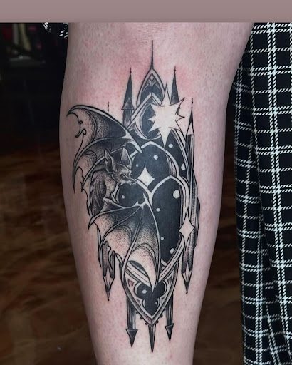 Explore futurama tattoo ideas, creative tattoo ideas in Marietta, available at The Queen Bee Tattoo and Piercing Parlour