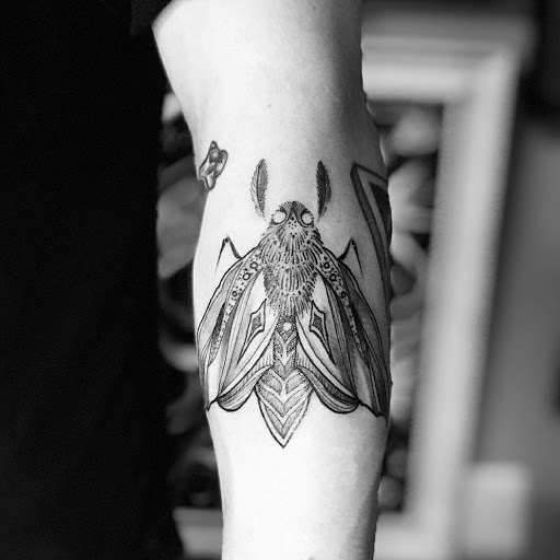 Explore halloweentown tattoo ideas, creative tattoo ideas in Fort Collins, available at Parabrahma Tattoo Collective