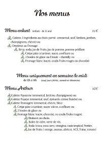 Restaurant La Crêpe Rit à Remoulins (la carte)
