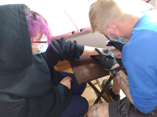 Explore leg tattoo placement ideas, creative tattoo ideas in Park Hills, available at Body Designs Tattoo & Piercing