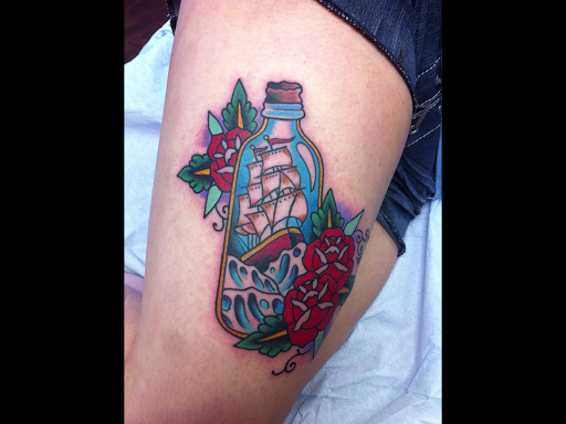Explore viking head tattoo ideas, creative tattoo ideas in Jacksonville, available at TrueLove Tattoo