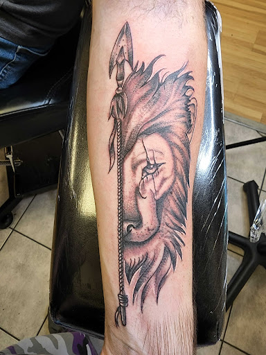 Explore tcb tattoo ideas, creative tattoo ideas in Ocean Springs, available at Heart & Daggers Tattoo Studio LLC