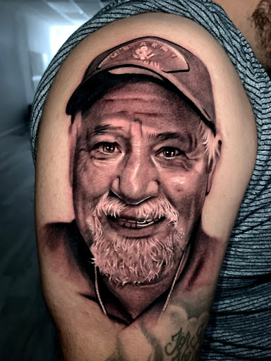 Explore full neck tattoos ideas, creative tattoo ideas in San Antonio, available at The Reps Tattoo & Piercing
