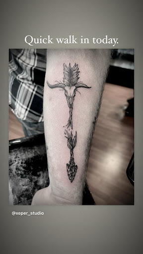 Explore mgk tattoo ideas, creative tattoo ideas in Lincoln City, available at Xeper Studio Tattoos and Temple of Personal Development