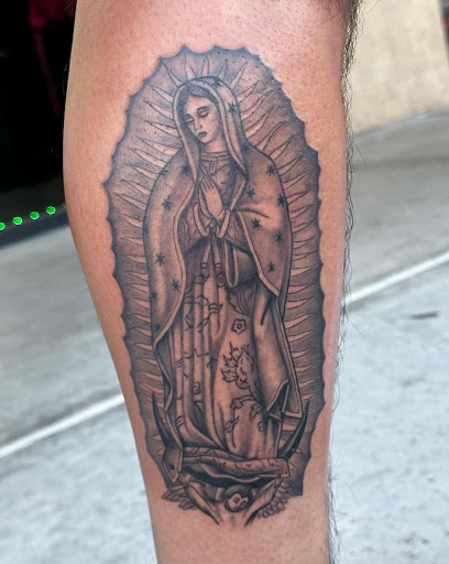 Explore black cover up tattoo ideas, creative tattoo ideas in Peoria, available at Modern Ink Tattoo