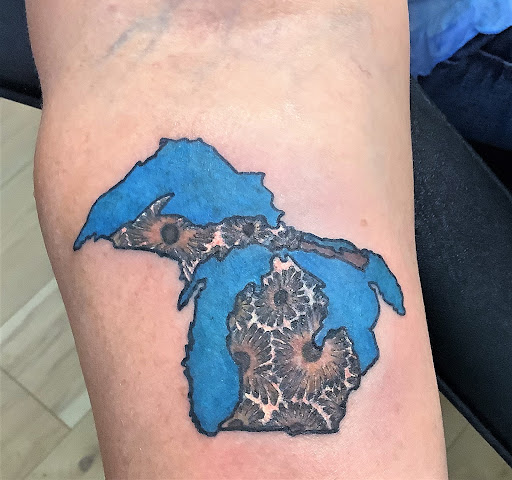 Explore ladies shoulder tattoo ideas, creative tattoo ideas in Whitehall, available at Beachside Tattoos & Smoke Shop