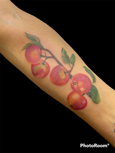 Explore flower sleeve tattoo ideas, creative tattoo ideas in Passaic, available at District 36 Tattoo Parlor
