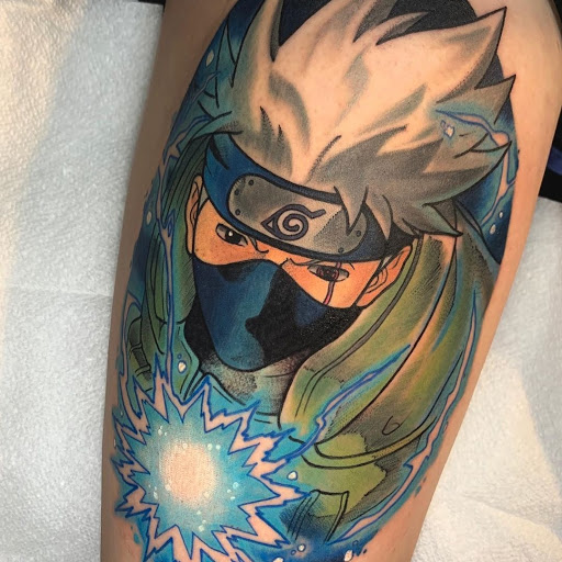 Explore fallout new vegas tattoo ideas, creative tattoo ideas in College Station, available at Legacy Tattoo Lounge