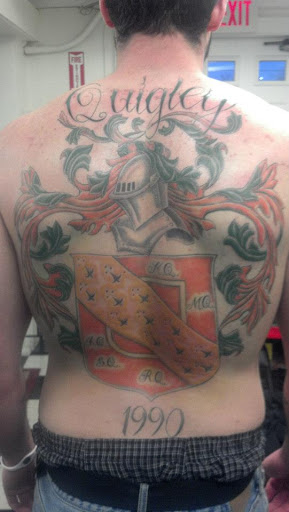 Explore men chest tattoos ideas, creative tattoo ideas in Pelham, available at Tattoo Fever