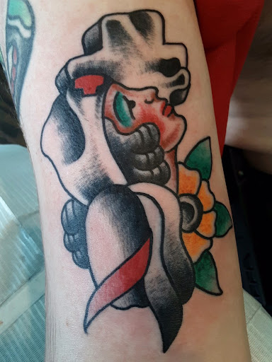 Explore princess mononoke tattoo ideas, creative tattoo ideas in Northfield, available at Trifecta Tattoo Parlor
